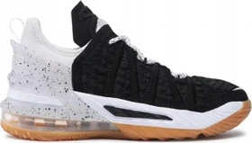 Nike LeBron 18 black/gum medium brown/white (Junior)