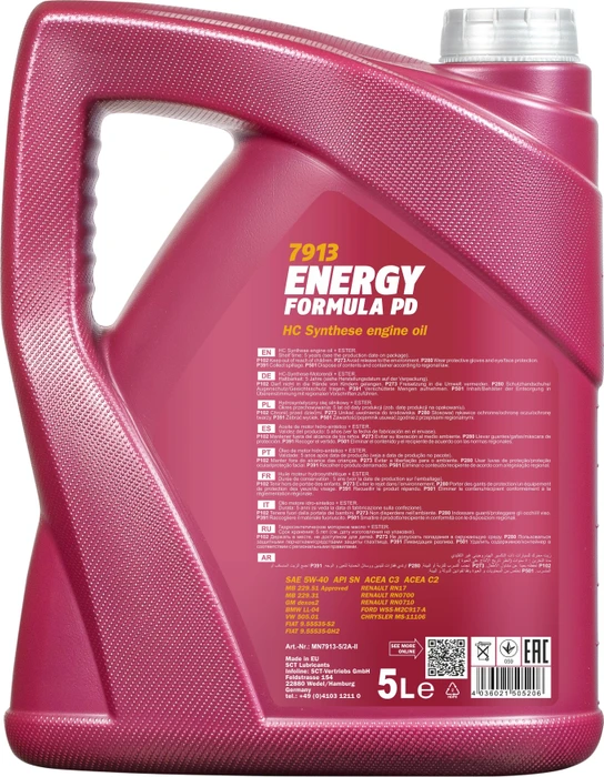Mannol Energy Formula PD 5W-40 5l
