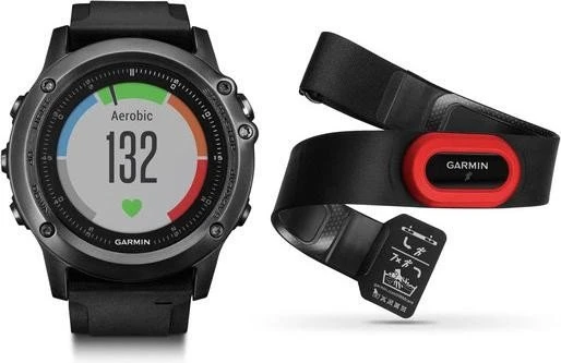 Garmin Fenix 3 Sapphire HR schwarz/grau - Performer Bundle