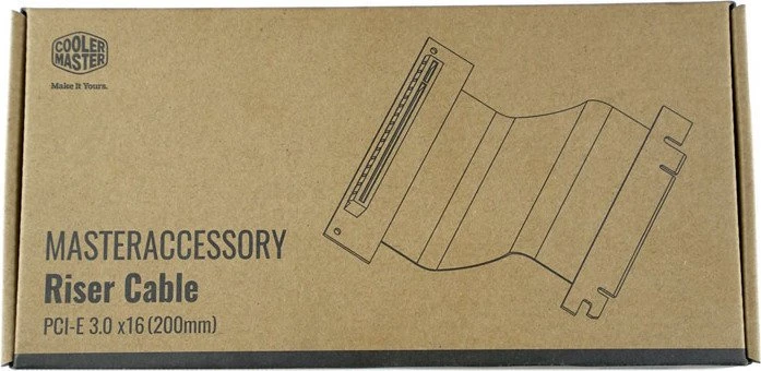 Cooler Master PCIe x16 Riser Kabel 200mm