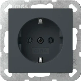 Gira System 55 SCHUKO-Steckdose 16A 250V, anthrazit