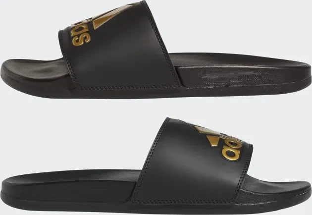 adidas Comfort Adilette core black/gold metallic
