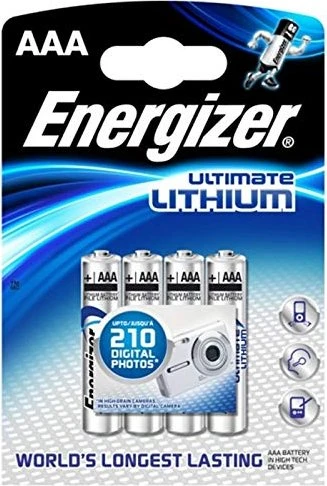 Energizer Ultimate Lithium Micro AAA, 4er-Pack