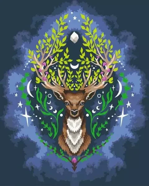 Ravensburger Malen nach Zahlen CreArt Pixie Cold: Mystic Deer