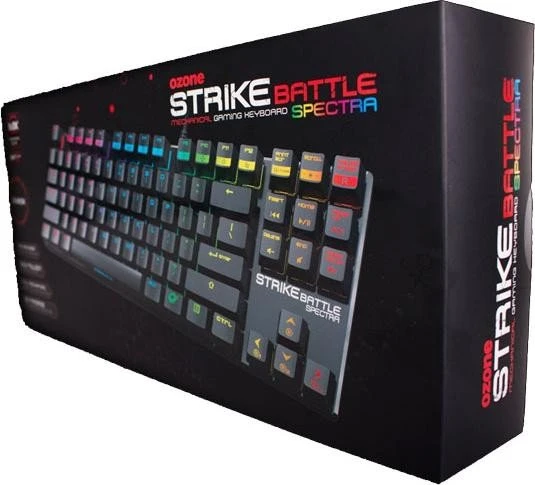 Ozone Strike Battle Spectra, MX RGB BROWN, USB, DE