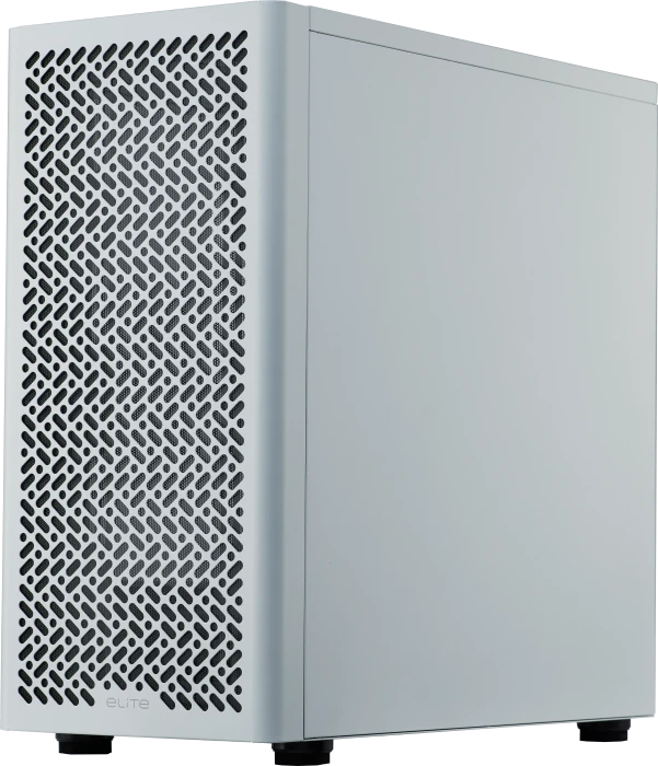 Cooler Master Elite 502 Lite White, Glasfenster