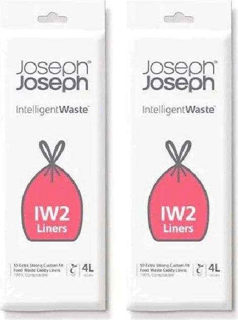 Joseph Joseph IW2 Caddy Müllbeutel 4l grau, 50 Stück
