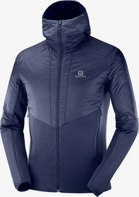 Salomon Outline Warm Hooded Jacke night sky (Herren)