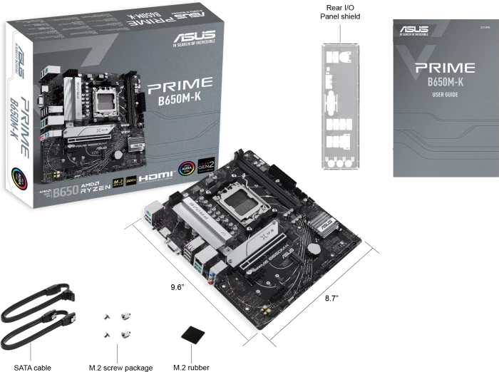 ASUS Prime B650M-K (AMD AM5)