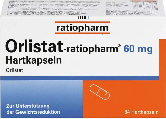 Orlistat-ratiopharm 60mg Hartkapseln, 84 Stück