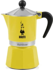 Bialetti Rainbow 6 Tassen Espressokanne gelb