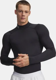 Under Armour ColdGear Fitted Funktionsshirt langarm schwarz/weiß (Herren)