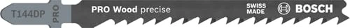 Bosch Professional T144DP HCS Precision for Wood Stichsägeblatt, 100mm, 5 Stück