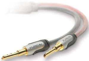 Belkin PureAV Silver Series 14-Gauge Lautsprecherkabel mit Steckern 4.9m