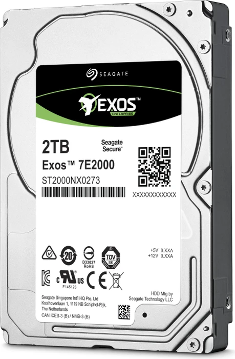 Seagate Exos E 7E2000 2TB, 24/7, 4Kn / 2.5" / SATA 6Gb/s