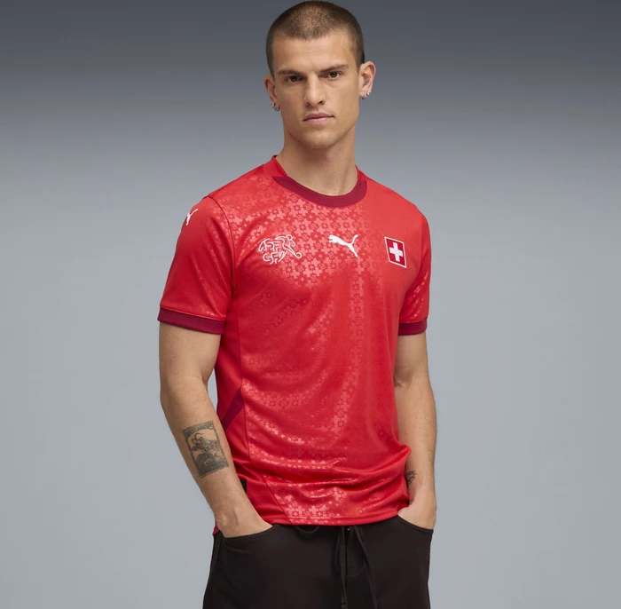 Puma UEFA EURO 2025 Schweiz Frauenteam Heimtrikot (Herren)