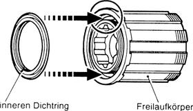 Shimano FH-M595 Freilaufkörper
