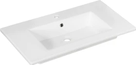 Fackelmann B.Perfekt Keramik Einbau-Waschbecken 80cm weiß