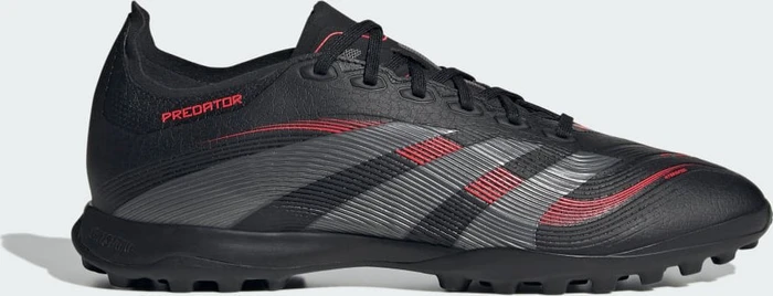 adidas Predator 24 League Low TF core black/grey four/lucid red