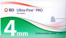 embecta BD Ultra-Fine PRO Einmalkanüle 0.23mm (32G) x 4mm, 14 Stück