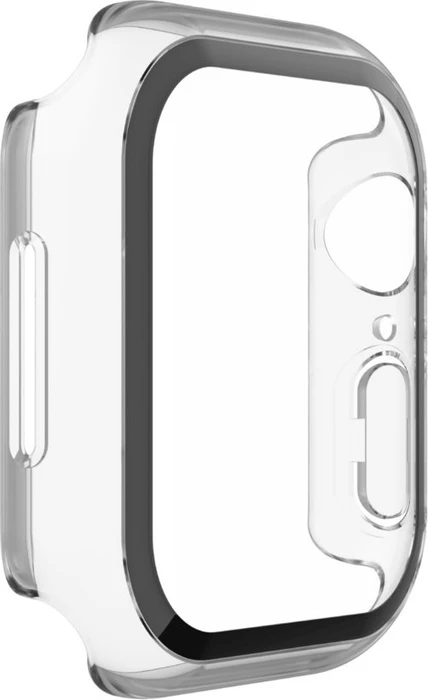 Belkin ScreenForce antimikrobieller TemperedCurve 2-in-1-Displayschutz mit Schutzrand für Apple Watch (40mm/41mm) transparent