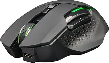 The G-Lab Kult Caesium Wireless Gaming Mouse, schwarz, USB