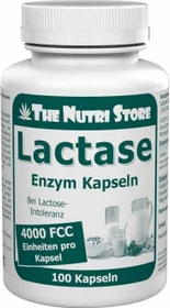 The Nutri Store Lactase 4000 FCC Enzym Kapseln, 100 Stück