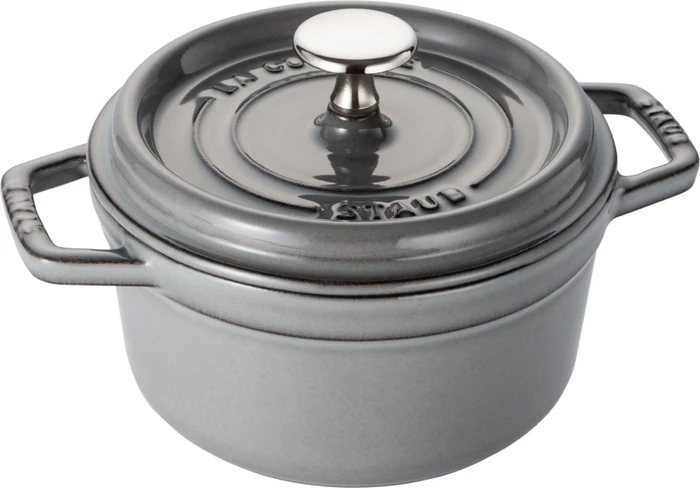 Zwilling Staub Cocotte Schmortopf rund 16cm 1.2l grafitgrau
