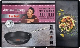 Tefal E48004 Jamie Oliver Induction Black Wave Bratpfanne 24cm