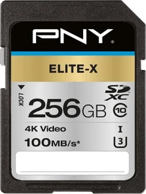 PNY Elite-X R100 256GB, UHS-I U3, Class 10