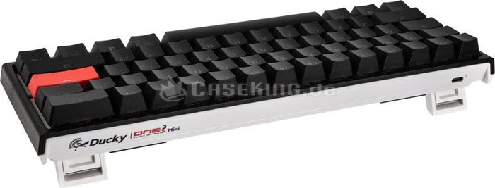 Ducky One 2 Mini RGB PBT, LEDs RGB, schwarz, MX RGB BROWN, USB, US