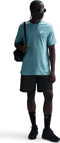 Nike Sportswear Club Funktionsshirt kurzarm denim turquoise (Herren)