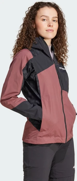 adidas Terrex Xperior Hybrid Rain.RDY Funktionsjacke burgundy/black (Damen)