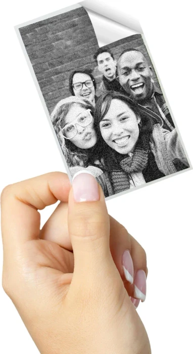 Easypix InstantFUN Sticker Rollen Thermopapier glänzend weiß, 57x25mm, 150 Blatt