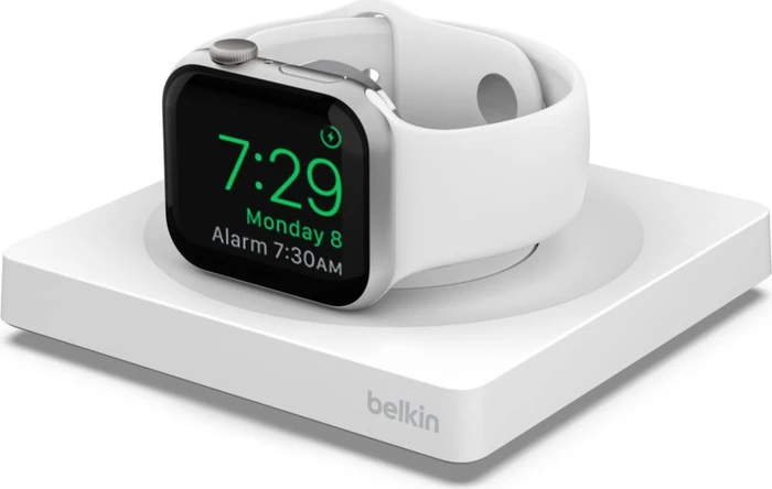 Belkin BoostCharge Pro tragbares Schnellladegerät für Apple Watch weiß