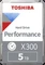 Toshiba X300 Performance 5TB, 512e / 3.5" / SATA 6Gb/s, bulk Vorschaubild