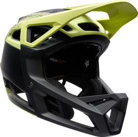 Fox Racing Proframe RS Aura Fullface-Helm lime green
