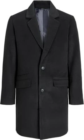 Jack & Jones Hays Wool Blend Mantel schwarz (Herren)