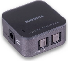 Marmitek Split TS12, 2 Port TosLink Audio Splitter