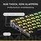 Glorious GMMK Eternal 96%, schwarz, LEDs RGB, Glorious Fox Linear, USB, US Vorschaubild