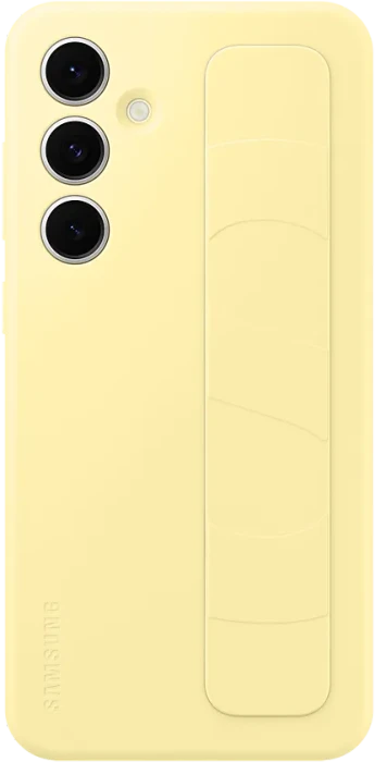 Samsung Standing Grip Case für Galaxy S24 FE gelb