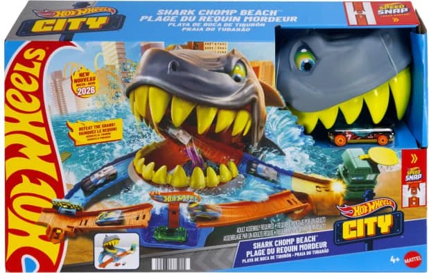 Mattel Hot Wheels City Hai-Alarm Am Strand