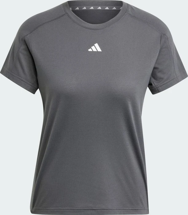 adidas Aeroready Train Essentials Minimal Branding Funktionsshirt kurzarm grey six (Damen)