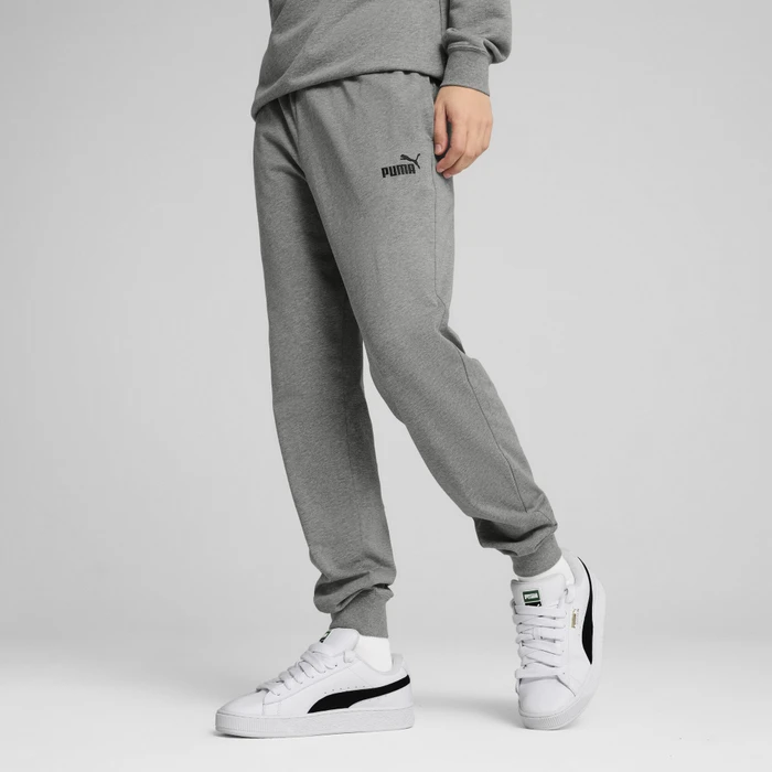 Puma Essentials No. 1 Logo Trainingshose lang medium grey heather (Herren)
