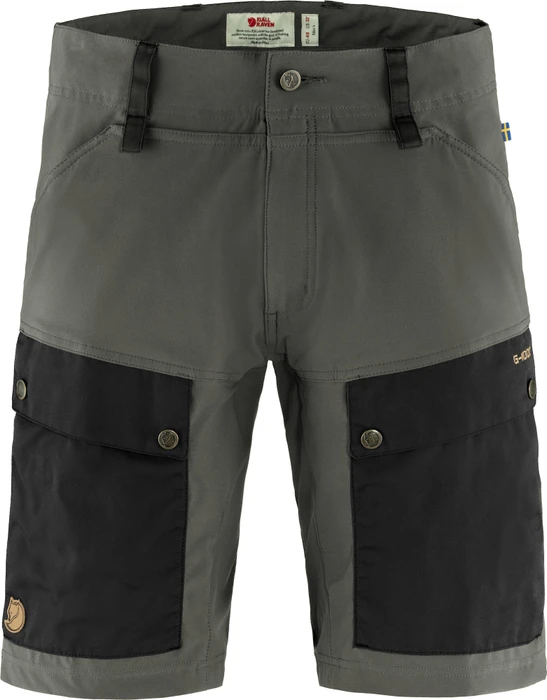 Fjällräven Keb Hose kurz black/stone grey (Herren)