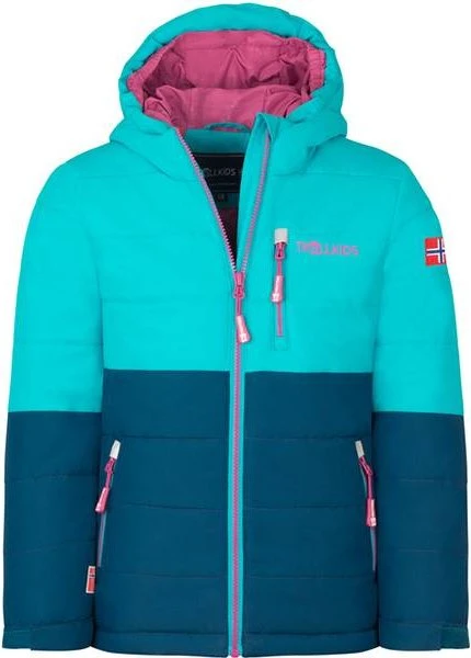 Trollkids Hemsedal Funktionsjacke bright berry (Junior)