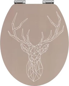 Wenko Stag WC-Sitz mit Absenkautomatik braun