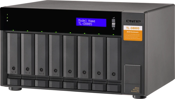 QNAP Expansion Unit TL-D800S, 2x Mini SAS