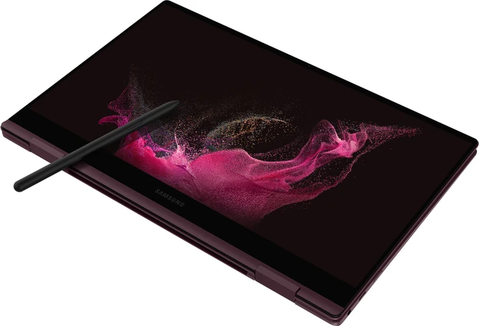 Samsung Galaxy Book2 Pro 360 13, Burgundy, Core i5-1240P, 8GB RAM, 256GB SSD, DE