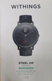 Withings Steel HR Sport 40mm Aktivitäts-Tracker schwarz